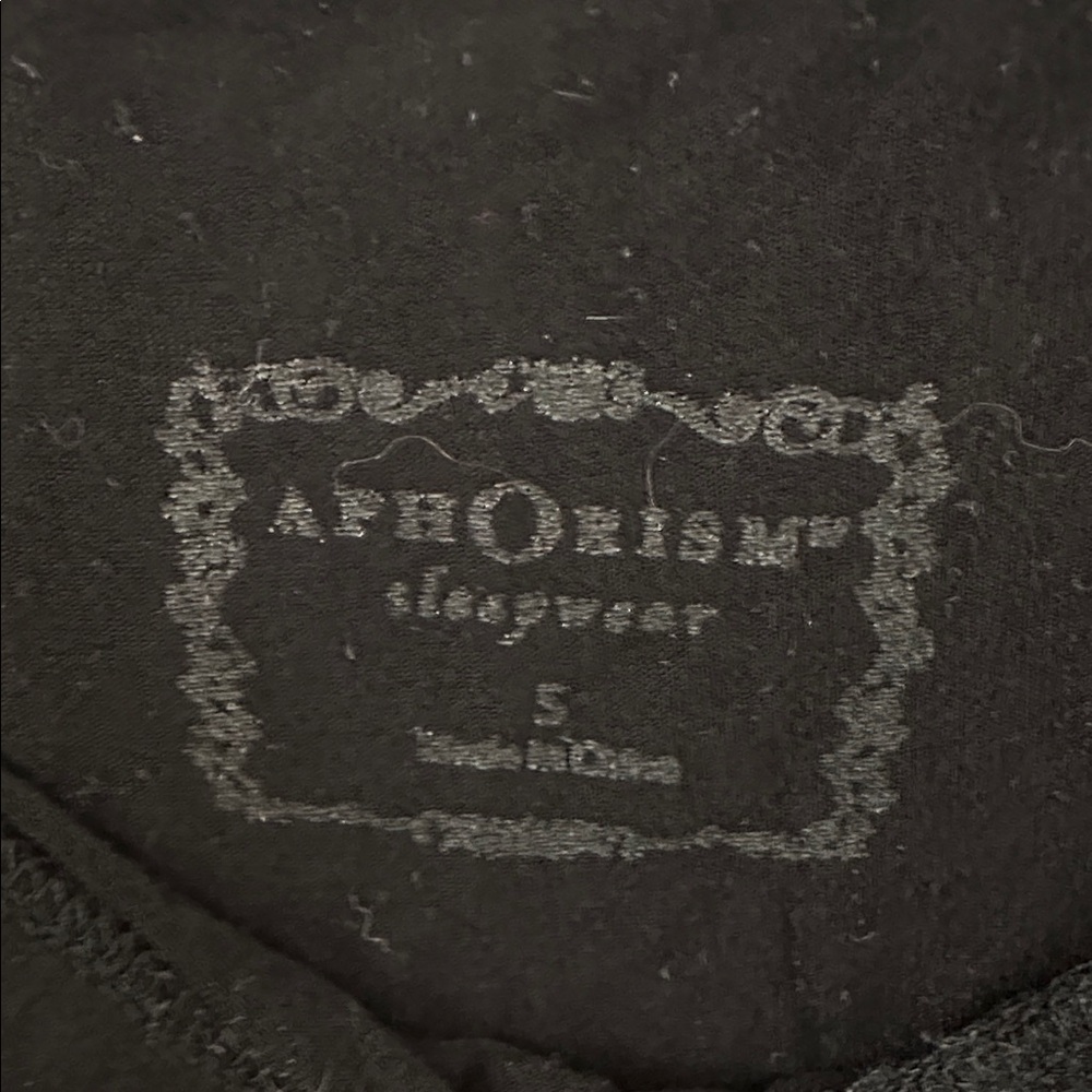 Aphorism Sleepwear Black Lounge Pants - Picture 3 of 4